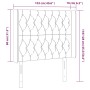 Cabecero con LED de tela gris claro 103x16x118/128 cm de vidaXL, Cabeceros y pies de cama - Ref: Foro24-3124374, Precio: 80,2...