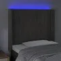 Dark gray velvet headboard with LED 103x16x118/128 cm by vidaXL, Headboards and footboards - Ref: Foro24-3124329, Price: 83,3...