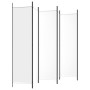 Biombo divisor de 6 paneles de tela blanco 300x200 cm de vidaXL, Divisores de ambientes - Ref: Foro24-350190, Precio: 45,35 €...