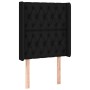 Cabecero con LED de tela negro 83x16x118/128 cm de vidaXL, Cabeceros y pies de cama - Ref: Foro24-3124360, Precio: 94,72 €, D...