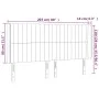 Light gray velvet headboard with LED 203x16x118/128 cm by vidaXL, Headboards and footboards - Ref: Foro24-3124352, Price: 144...