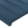 Dark blue velvet LED headboard 103x16x118/128 cm by vidaXL, Headboards and footboards - Ref: Foro24-3124332, Price: 85,16 €, ...