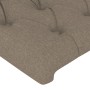 Cabecero con LED de tela gris taupe 103x16x118/128 cm de vidaXL, Cabeceros y pies de cama - Ref: Foro24-3124378, Precio: 106,...