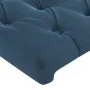 LED-Kopfteil aus dunkelblauem Samt, 163 x 16 x 118/128 cm von vidaXL, Kopf- und Fußteile - Ref: Foro24-3124442, Preis: 170,77...