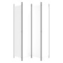 Biombo divisor de 4 paneles de tela blanco 200x220 cm de vidaXL, Divisores de ambientes - Ref: Foro24-350198, Precio: 41,67 €...