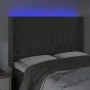 Dark gray velvet headboard with LED 163x16x118/128 cm by vidaXL, Headboards and footboards - Ref: Foro24-3124439, Price: 167,...