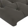 Dark gray velvet headboard with LED 163x16x118/128 cm by vidaXL, Headboards and footboards - Ref: Foro24-3124439, Price: 167,...