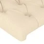 Kopfteil aus cremefarbenem Stoff mit LED 203x16x118/128 cm von vidaXL, Kopf- und Fußteile - Ref: Foro24-3124411, Preis: 167,4...
