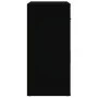 Aparador de madera contrachapada negro 80x33x70 cm de vidaXL, Aparadores - Ref: Foro24-816569, Precio: 74,86 €, Descuento: %