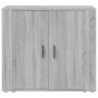 Aparador de madera contrachapada gris Sonoma 80x33x70 cm de vidaXL, Aparadores - Ref: Foro24-816566, Precio: 93,84 €, Descuen...
