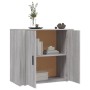 Aparador de madera contrachapada gris Sonoma 80x33x70 cm de vidaXL, Aparadores - Ref: Foro24-816566, Precio: 93,84 €, Descuen...
