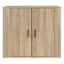 Aparador madera contrachapada color roble Sonoma 80x33x70 cm de vidaXL, Aparadores - Ref: Foro24-816563, Precio: 78,98 €, Des...
