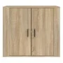 Aparador madera contrachapada color roble Sonoma 80x33x70 cm de vidaXL, Aparadores - Ref: Foro24-816563, Precio: 82,34 €, Des...
