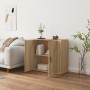 Aparador madera contrachapada color roble Sonoma 80x33x70 cm de vidaXL, Aparadores - Ref: Foro24-816563, Precio: 78,98 €, Des...