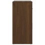 Aparador de madera contrachapada marrón roble 80x33x70 cm de vidaXL, Aparadores - Ref: Foro24-816575, Precio: 78,00 €, Descue...