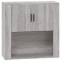 Armario de pared madera contrachapada gris Sonoma 80x33x80 cm de vidaXL, Aparadores - Ref: Foro24-816590, Precio: 76,69 €, De...
