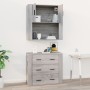 Armario de pared madera contrachapada gris Sonoma 80x33x80 cm de vidaXL, Aparadores - Ref: Foro24-816590, Precio: 76,69 €, De...