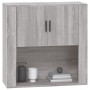 Armario de pared madera contrachapada gris Sonoma 80x33x80 cm de vidaXL, Aparadores - Ref: Foro24-816590, Precio: 76,69 €, De...