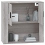 Armario de pared madera contrachapada gris Sonoma 80x33x80 cm de vidaXL, Aparadores - Ref: Foro24-816590, Precio: 76,69 €, De...