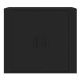 Aparador de madera contrachapada negro 80x33x70 cm de vidaXL, Aparadores - Ref: Foro24-816561, Precio: 89,58 €, Descuento: %