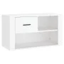 Mueble zapatero madera contrachapada blanco 80x35x45 cm de vidaXL, Zapateros y organizadores de calzado - Ref: Foro24-816752,...