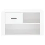 Mueble zapatero madera contrachapada blanco 80x35x45 cm de vidaXL, Zapateros y organizadores de calzado - Ref: Foro24-816752,...