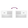 Mueble zapatero madera contrachapada blanco 80x35x45 cm de vidaXL, Zapateros y organizadores de calzado - Ref: Foro24-816752,...