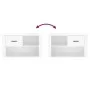 Mueble zapatero madera contrachapada blanco 80x35x45 cm de vidaXL, Zapateros y organizadores de calzado - Ref: Foro24-816752,...