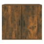 Aparador madera contrachapada color roble ahumado 80x33x70 cm de vidaXL, Aparadores - Ref: Foro24-816565, Precio: 94,84 €, De...