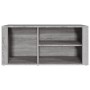 Mueble zapatero madera contrachapada gris Sonoma 100x35x45 cm de vidaXL, Zapateros y organizadores de calzado - Ref: Foro24-8...