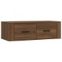 Mueble TV colgante madera contrachapada roble marrón 80x36x25cm de vidaXL, Muebles TV - Ref: Foro24-816839, Precio: 52,45 €, ...