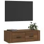 Mueble TV colgante madera contrachapada roble marrón 80x36x25cm de vidaXL, Muebles TV - Ref: Foro24-816839, Precio: 51,87 €, ...