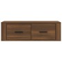 Mueble TV colgante madera contrachapada roble marrón 80x36x25cm de vidaXL, Muebles TV - Ref: Foro24-816839, Precio: 52,45 €, ...