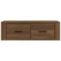 Mueble TV colgante madera contrachapada roble marrón 80x36x25cm de vidaXL, Muebles TV - Ref: Foro24-816839, Precio: 51,87 €, ...