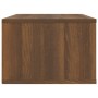 Mueble TV colgante madera contrachapada roble marrón 80x36x25cm de vidaXL, Muebles TV - Ref: Foro24-816839, Precio: 52,45 €, ...