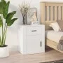 Mesita de noche madera contrachapada blanco 50x36x60 cm de vidaXL, Mesitas de noche - Ref: Foro24-816720, Precio: 56,27 €, De...