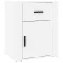 Mesita de noche madera contrachapada blanco 50x36x60 cm de vidaXL, Mesitas de noche - Ref: Foro24-816720, Precio: 56,27 €, De...