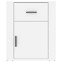 Mesita de noche madera contrachapada blanco 50x36x60 cm de vidaXL, Mesitas de noche - Ref: Foro24-816720, Precio: 56,99 €, De...