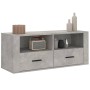 Mueble para TV contrachapada gris hormigón 100x35x40 cm de vidaXL, Muebles TV - Ref: Foro24-816812, Precio: 70,40 €, Descuent...