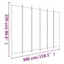 Biombo divisor de 6 paneles de tela marrón 300x220 cm de vidaXL, Divisores de ambientes - Ref: Foro24-350207, Precio: 63,34 €...
