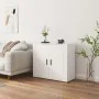 Aparador de madera contrachapada blanco 80x33x70 cm de vidaXL, Aparadores - Ref: Foro24-816560, Precio: 85,93 €, Descuento: %