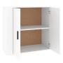Aparador de madera contrachapada blanco 80x33x70 cm de vidaXL, Aparadores - Ref: Foro24-816560, Precio: 88,46 €, Descuento: %