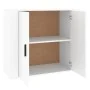 Aparador de madera contrachapada blanco 80x33x70 cm de vidaXL, Aparadores - Ref: Foro24-816560, Precio: 85,93 €, Descuento: %