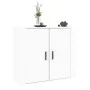 Aparador de madera contrachapada blanco 80x33x70 cm de vidaXL, Aparadores - Ref: Foro24-816560, Precio: 85,93 €, Descuento: %