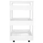 Carrito de cocina madera contrachapada blanco 60x45x80 cm de vidaXL, Carros de cocina y comedor - Ref: Foro24-816816, Precio:...