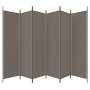Biombo divisor de 6 paneles de tela gris antracita 300x220 cm de vidaXL, Divisores de ambientes - Ref: Foro24-350208, Precio:...