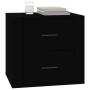 Mesita de noche color negro 50x39x47 cm de vidaXL, Taquillas y armarios de almacenamiento - Ref: Foro24-816705, Precio: 57,95...