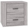 Mesita de noche gris Sonoma 50x39x47 cm de vidaXL, Taquillas y armarios de almacenamiento - Ref: Foro24-816710, Precio: 70,87...