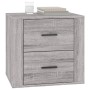 Mesita de noche gris Sonoma 50x39x47 cm de vidaXL, Taquillas y armarios de almacenamiento - Ref: Foro24-816710, Precio: 70,87...