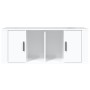 Mueble de TV madera contrachapada blanco brillo 100x35x40 cm de vidaXL, Muebles TV - Ref: Foro24-816802, Precio: 53,34 €, Des...